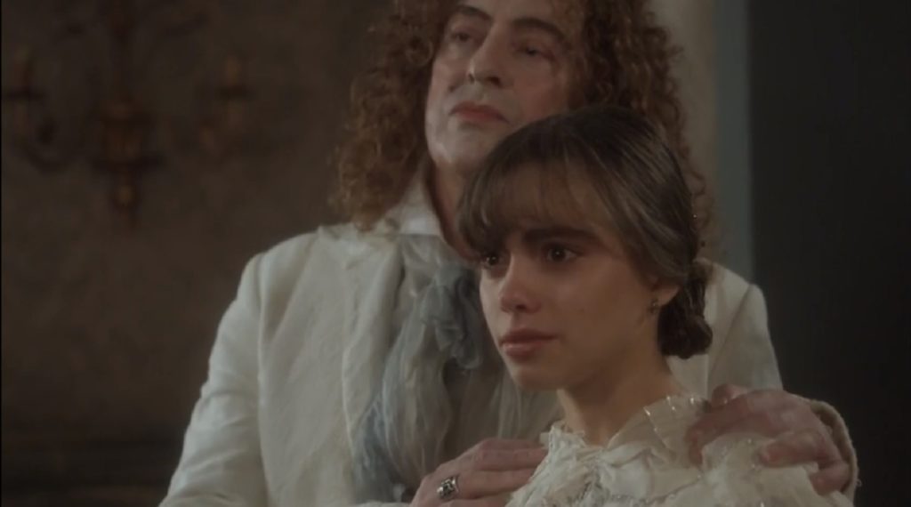Sebastião (Roberto Cordovani) e Cecília (Isabella Dragão) em Novo Mundo