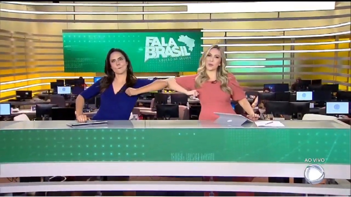 Carla Cecato e Thalita Oliveira, no Fala Brasil