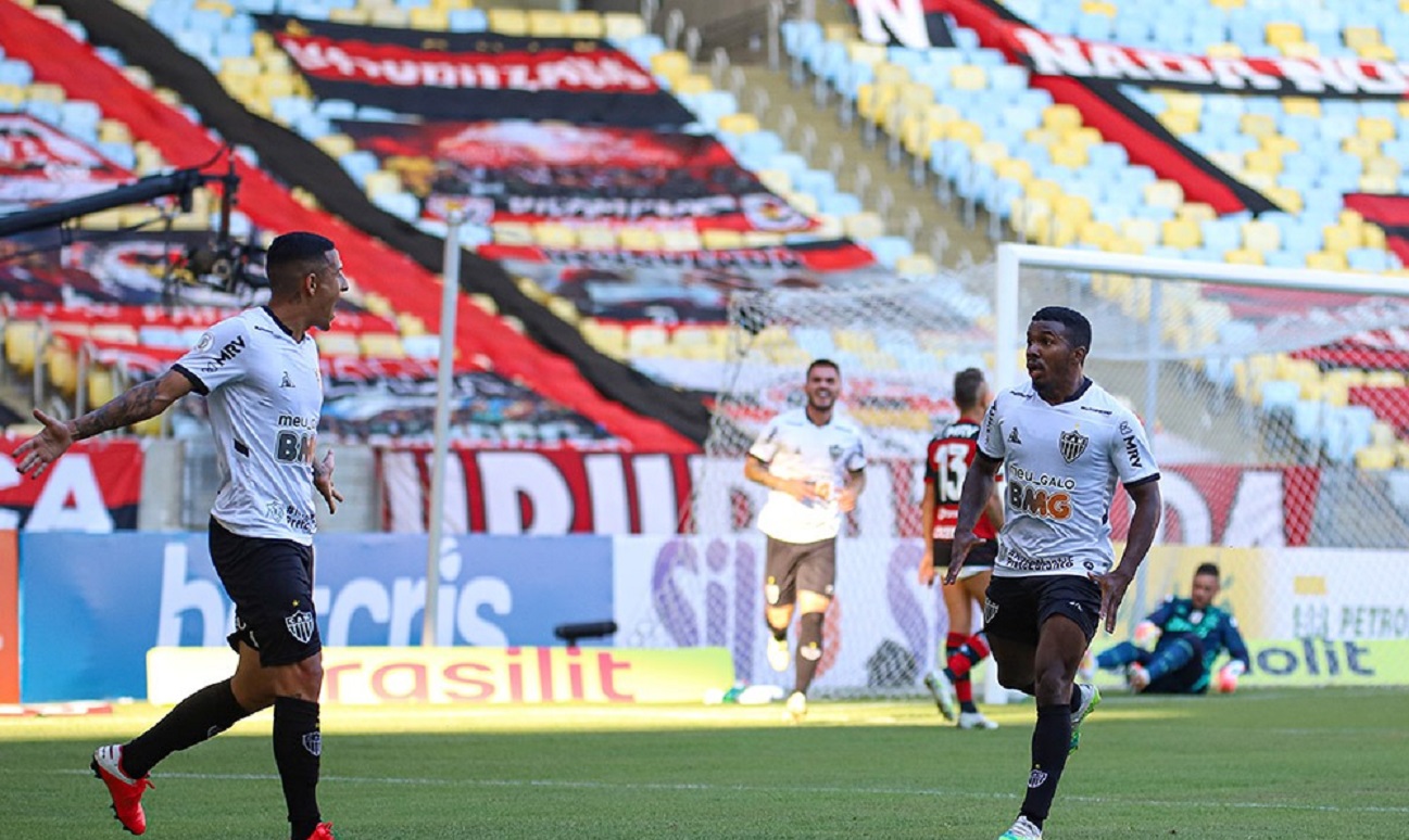 Atlético Mineiro vence o Flamengo no Maracanã em partida do Campeonato Brasileiro