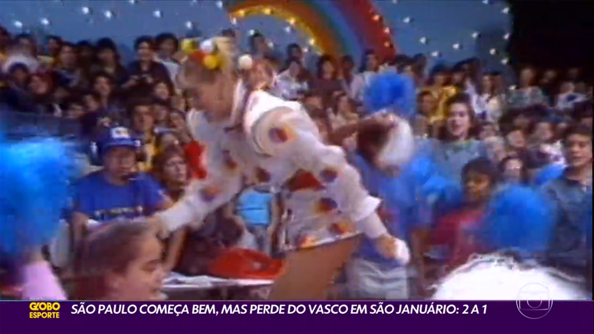 Xuxa Meneghel no Globo Esporte