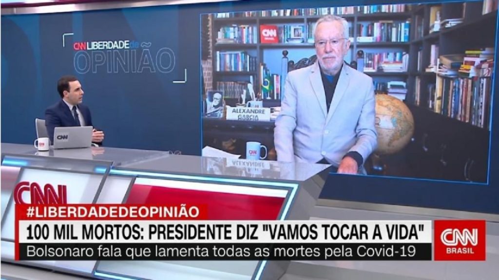 Rafael Colombo e Alexandre Garcia, no Novo Dia, na CNN Brasil