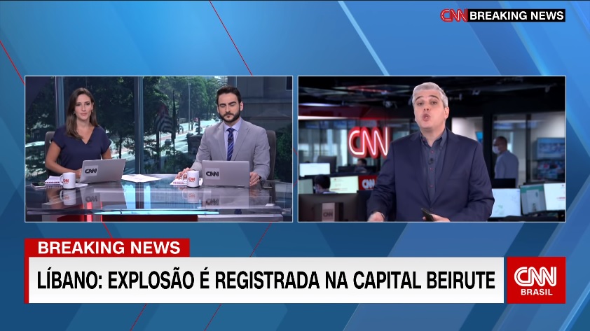 Visão CNN, da CNN Brasil, na cobertura da explosão no Líbano