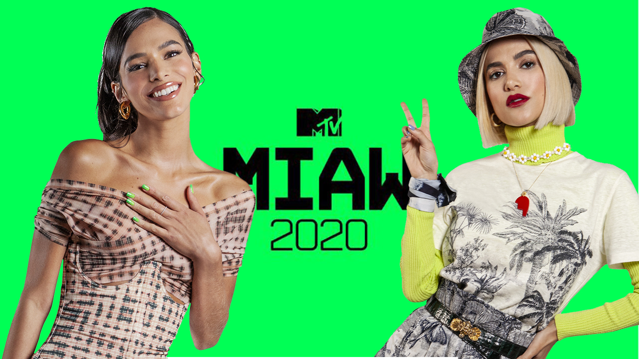 Bruna Marquezine e Manu Gavassi apresentam o MTV MIAW