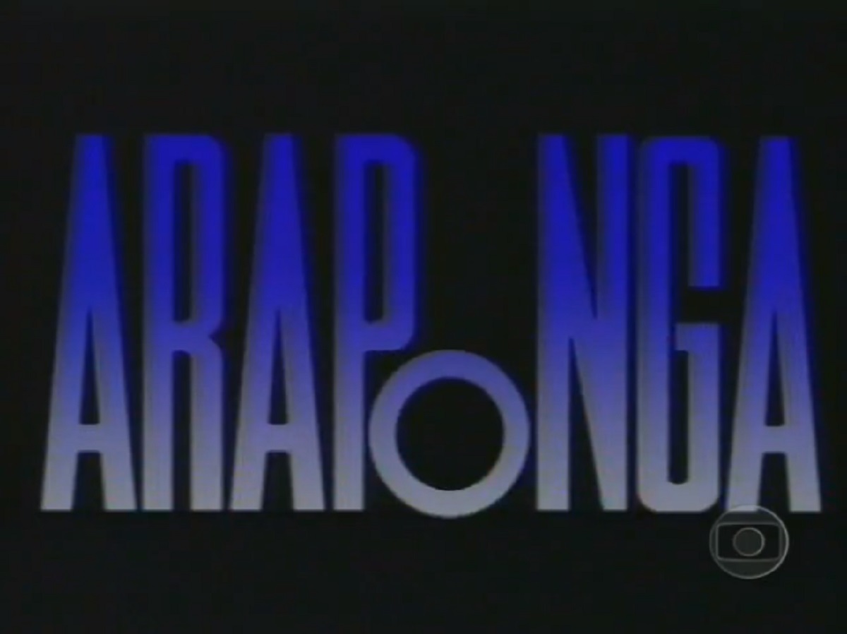 Logotipo da novela Araponga, de 1990