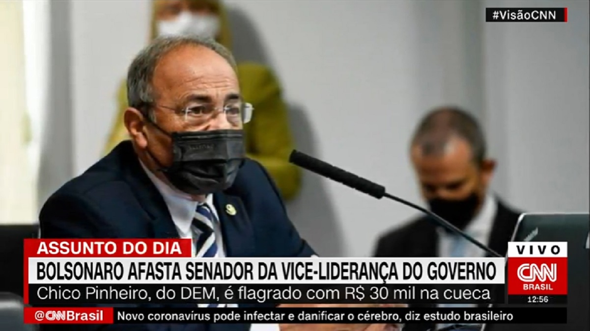 Senador Chico Rodrigues é chamado de Pinheiro, na CNN Brasil