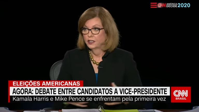 CNN Brasil transmitiu debate entre Kamala Harris e Mike Pence