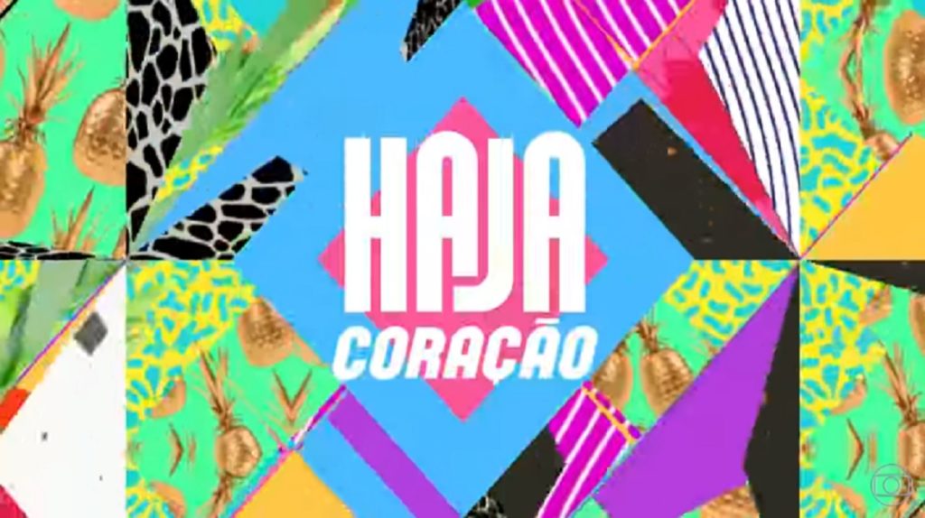 Logotipo da novela Haja Coração, de 2016