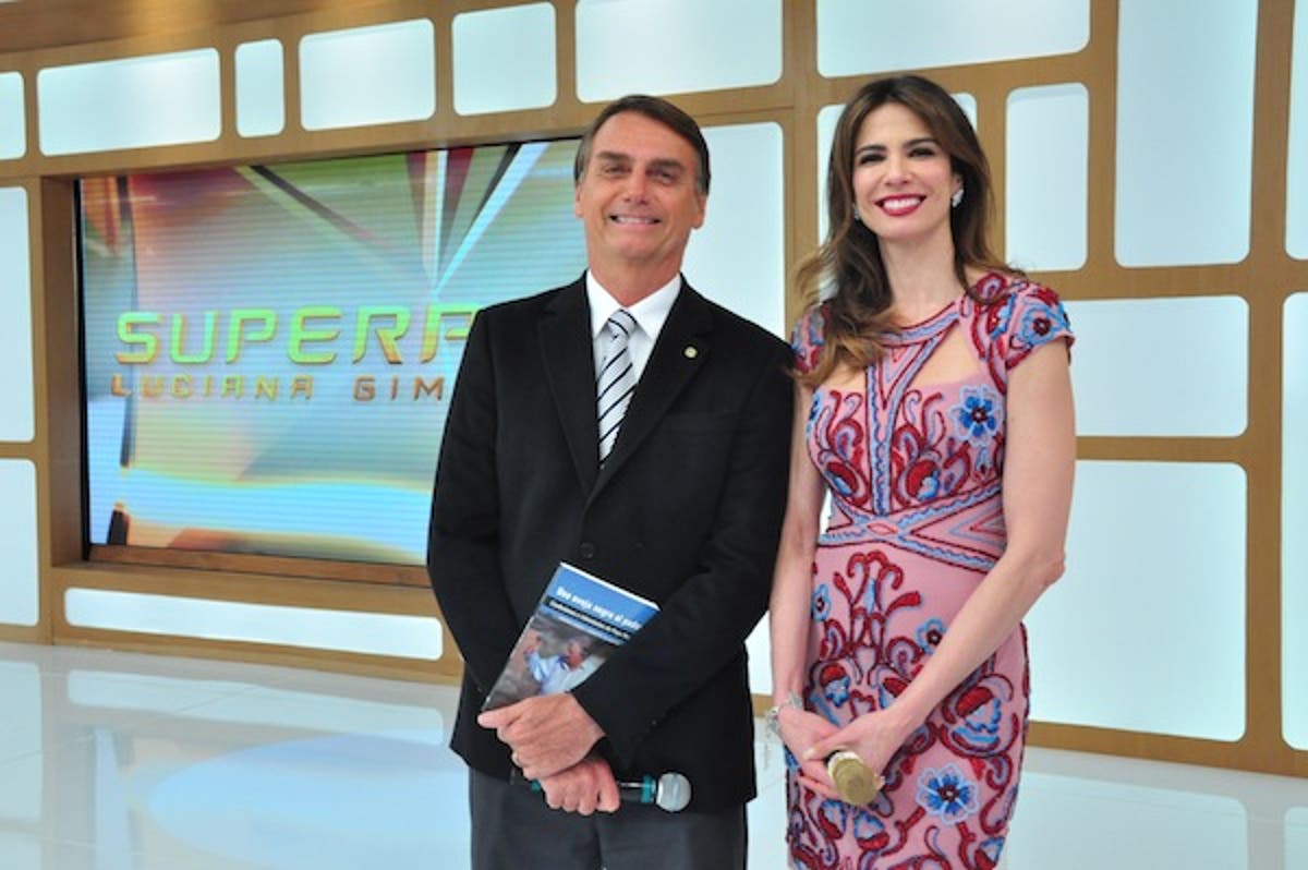 Luciana Gimenez e Jair Bolsonaro