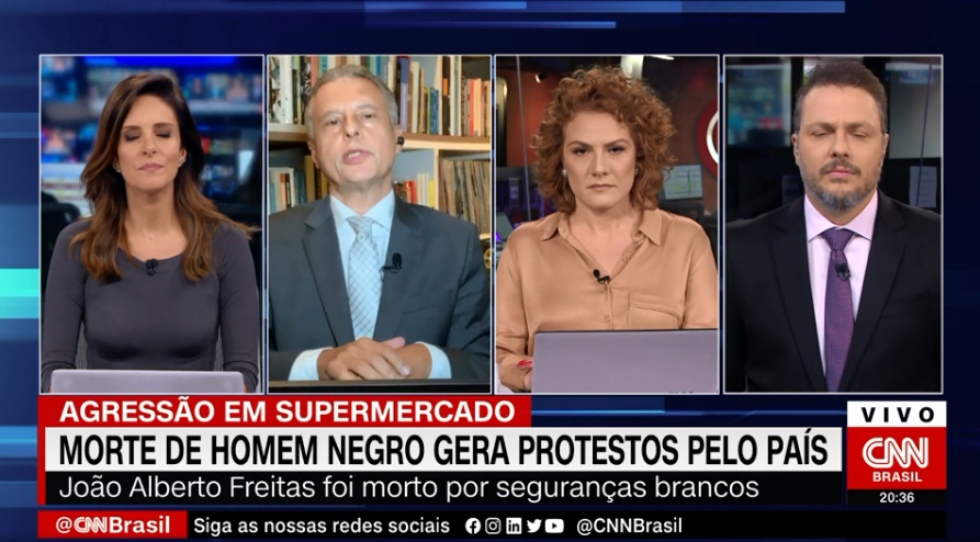 Monalisa Perrone, Fernando Molica, Thais Arbek e Caio Junqueira no Expresso CNN (Reprodução: CNN Brasil)