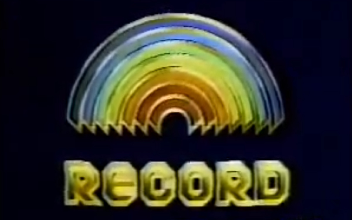 Logotipo da TV Record em 1985