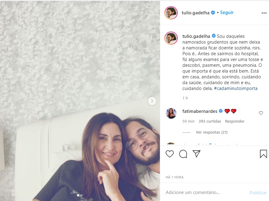 Túlio Gadêlha se manifestou no Instagram