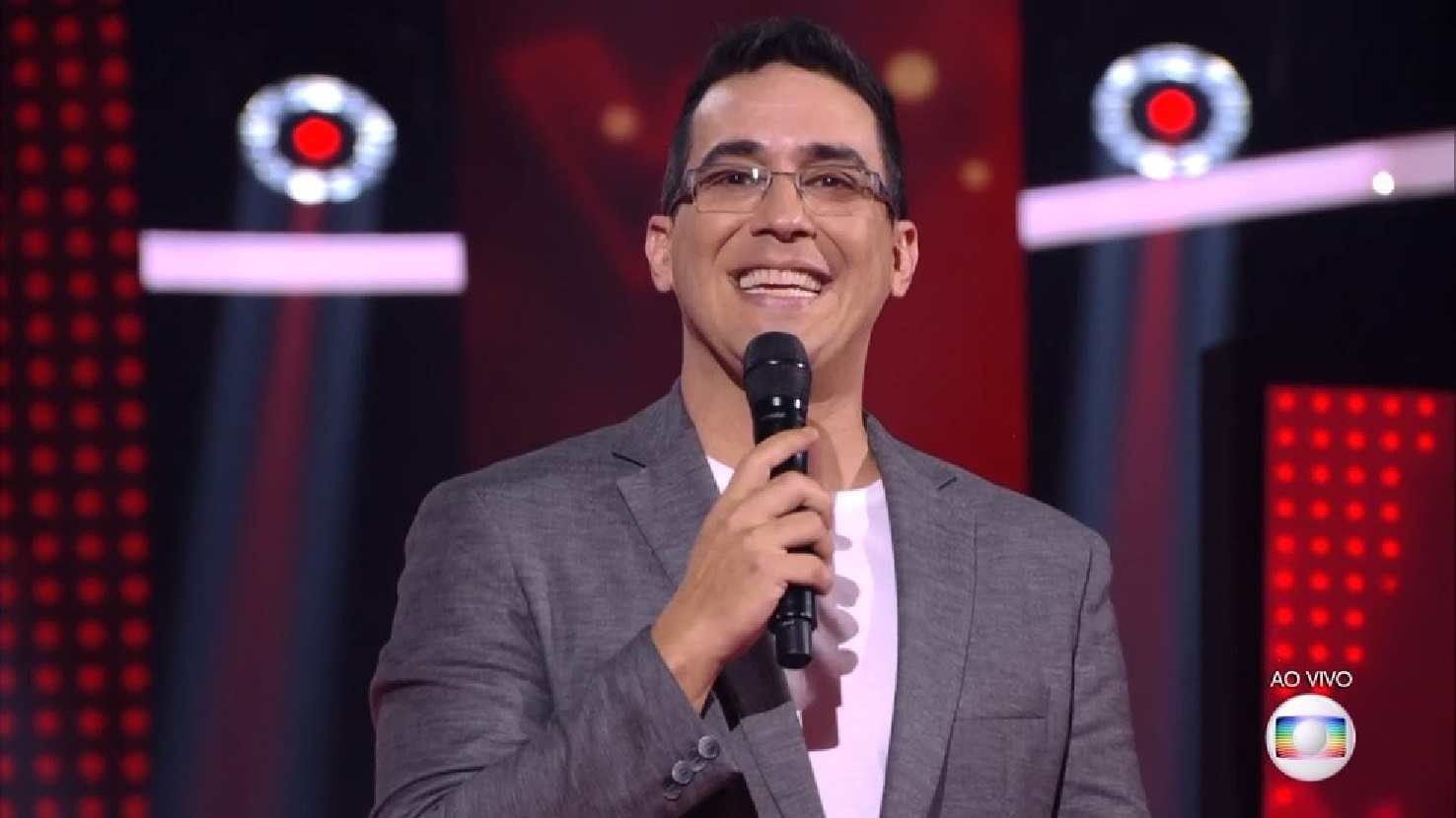 André Marques no The Voice Kids (Reprodução / Globo)