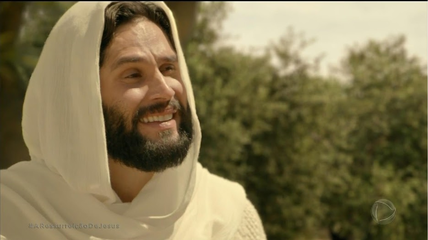 Jesus (Dudu Azevedo) em cena de Jesus (Reprodução / Record TV)