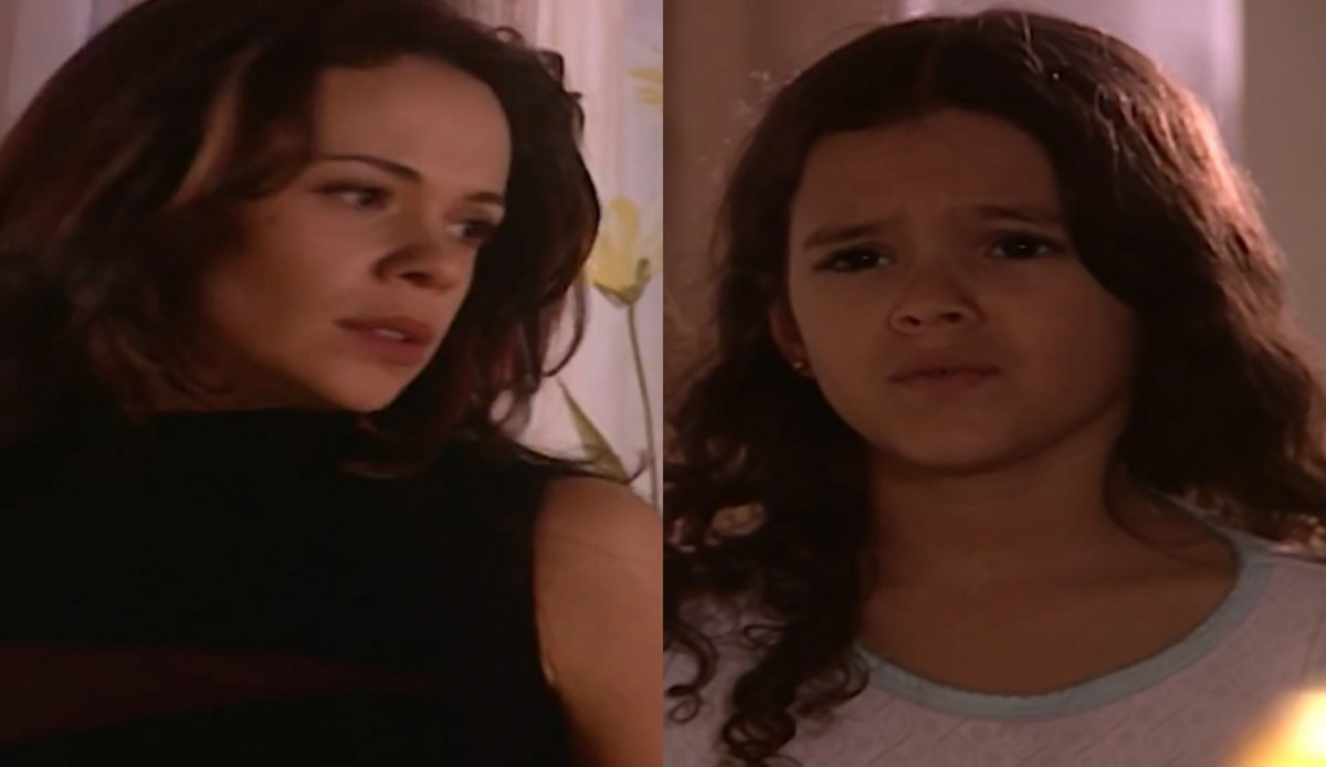 Fernanda (Vanessa Gerbelli) e Salete (Bruna Marquezine) de Mulheres Apaixonadas