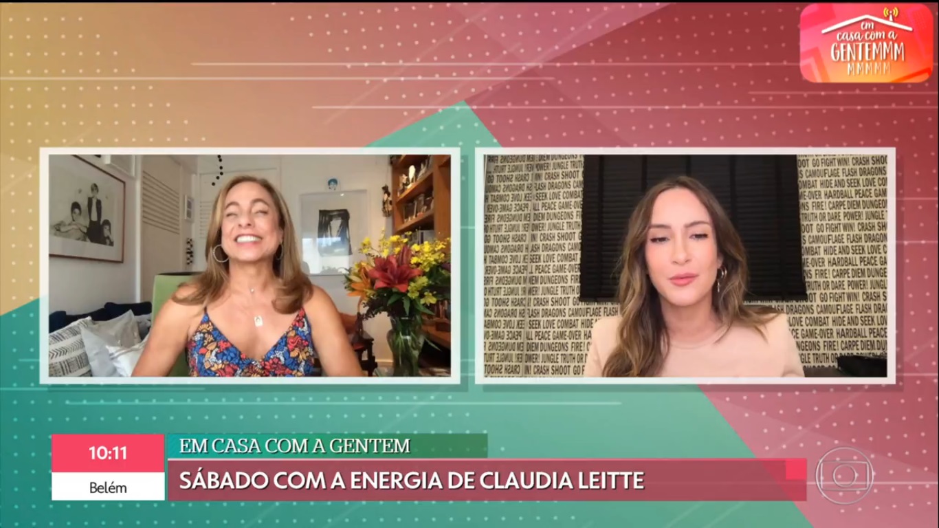 Cissa Guimarães e Claudia Leitte no É de Casa