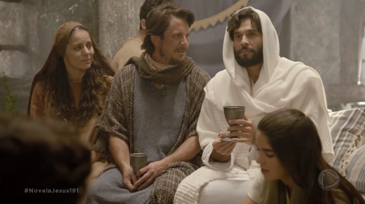 Jesus ordenou-lhes que não se ausentassem de Jerusalém (Reprodução: Record TV)
