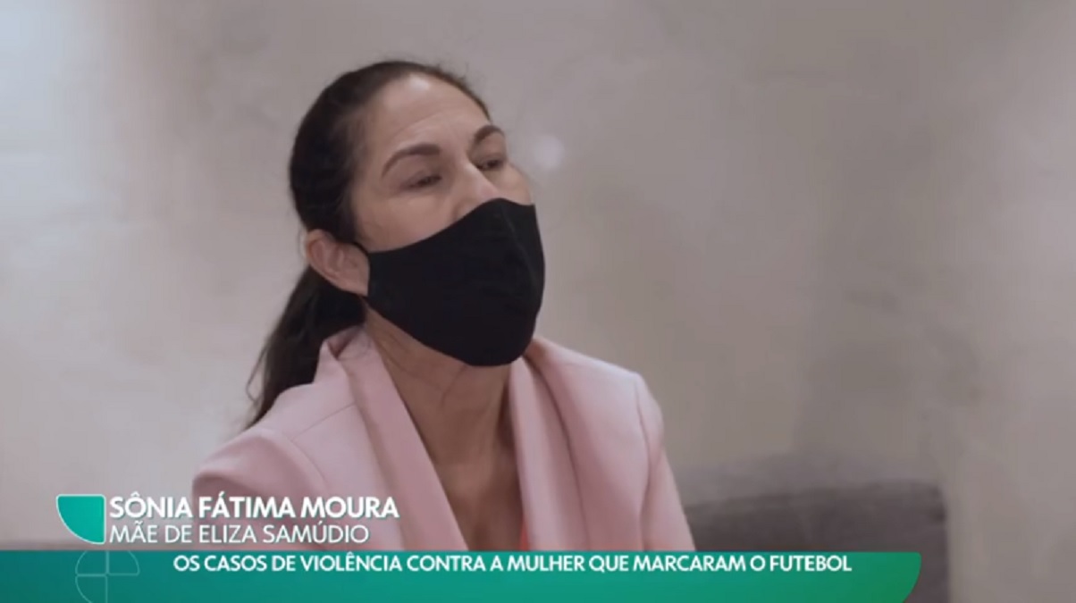 Sônia Fátima Moura, mãe de Elisa Samudio, no Esporte Espetacular