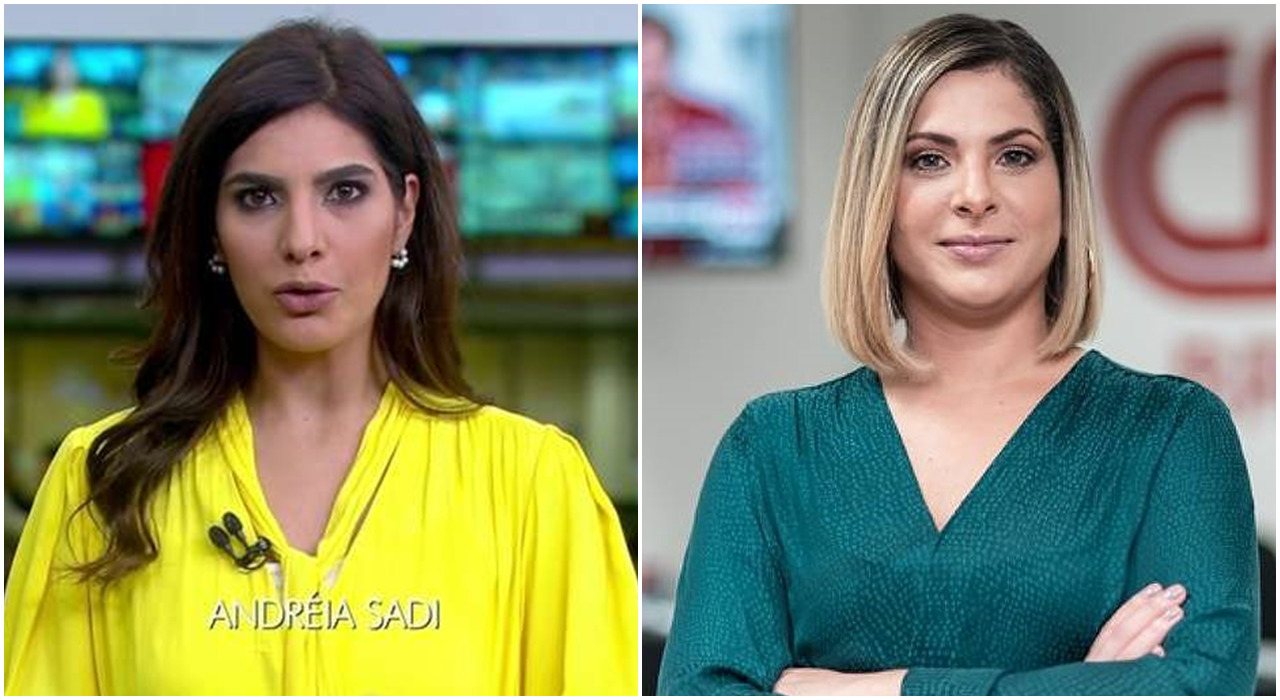 As jornalistas Andréia Sadi, do Grupo Globo, e Daniela Lima, da CNN Brasil