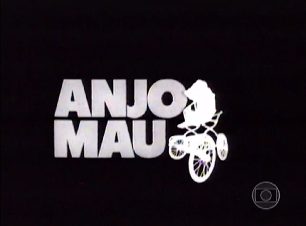 Logotipo da novela Anjo Mau, de 1976