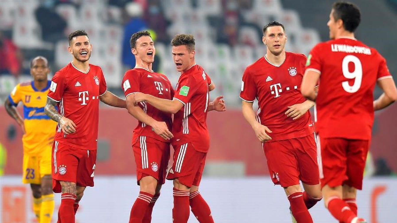 Bayern de Munique venceu o Tigres na tela do SporTV (EFE / EPA / Noushad Yhekkail)