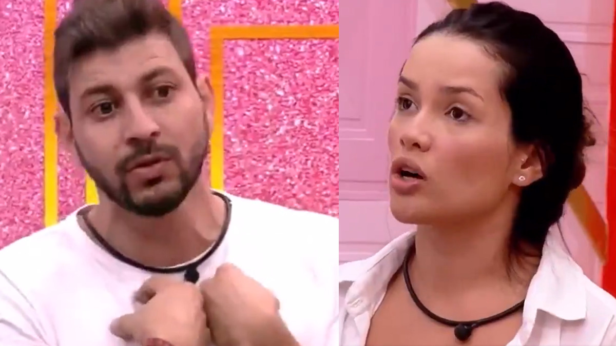 Caio e Juliette discutem (Reprodução/Globo)