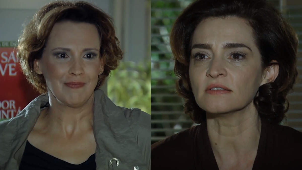 Eva (Ana Beatriz Nogueira) e Vitória (Gisele Fróes) se enfrentam nos próximos capítulos de A Vida da Gente (Reprodução: Globo)