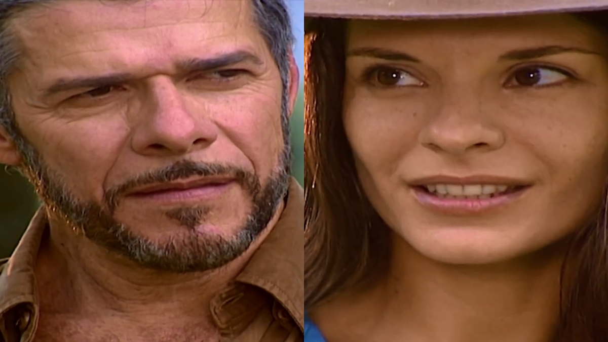 José Mayer (Pedro) e Helena Ranaldi (Cíntia) em cena de Laços de Família (Reprodução: Globo)