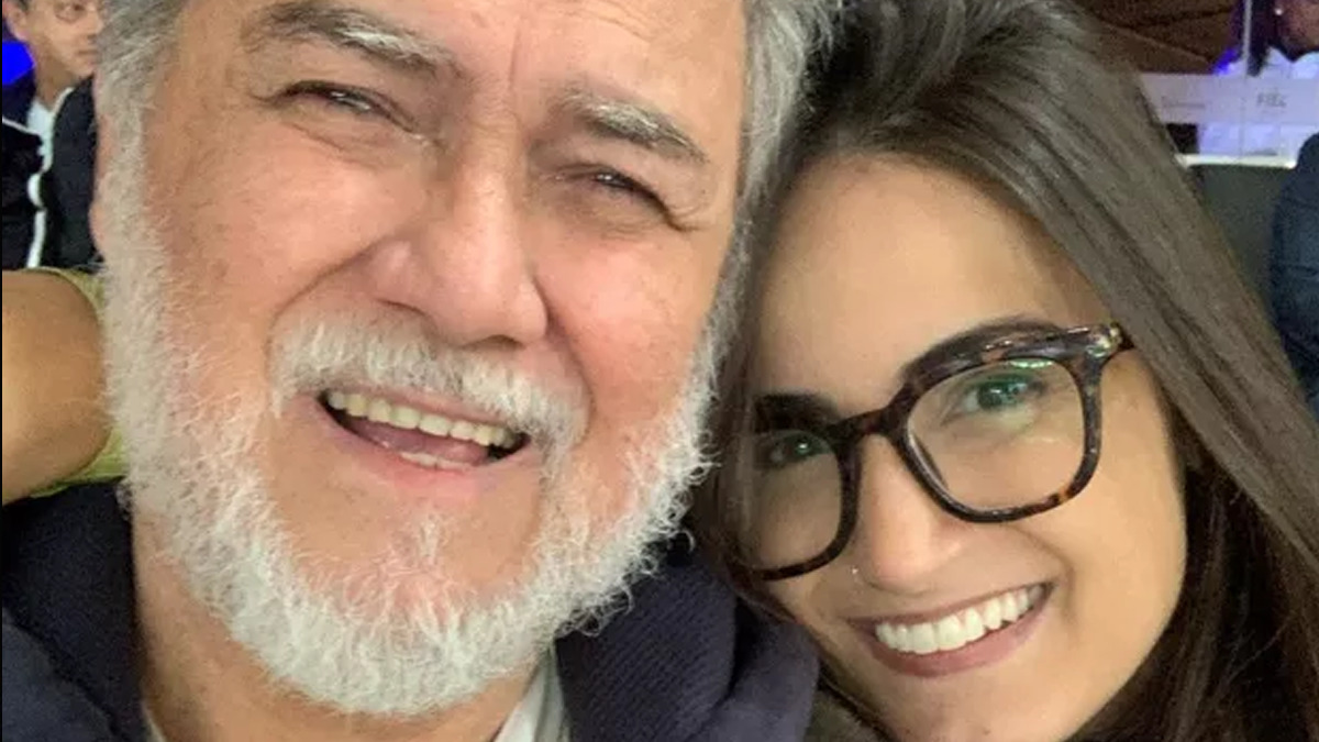 Mari Palma e o pai, Luiz Palma (Reprodução/Instagram)