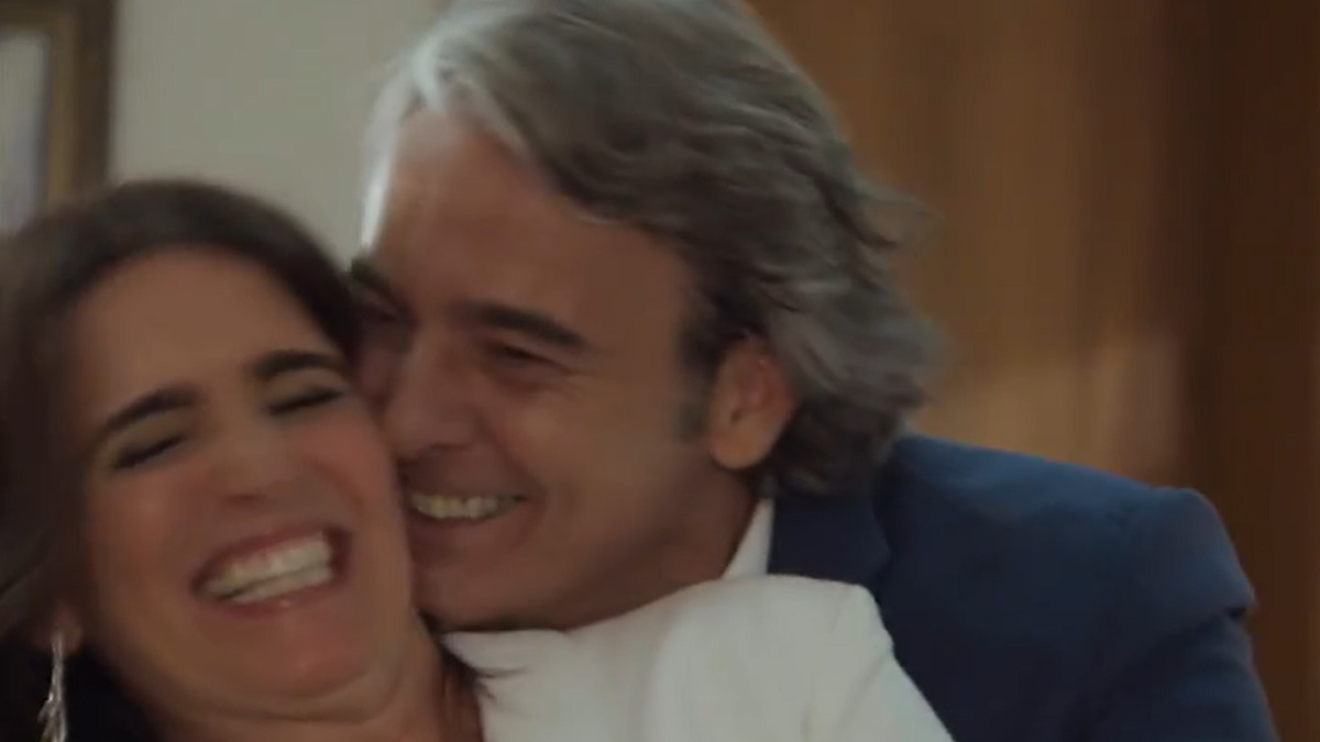Rebeca (Malu Mader) e Aparício (Alexandre Borges) em cena de Haja Coração (Reprodução/Globo)
