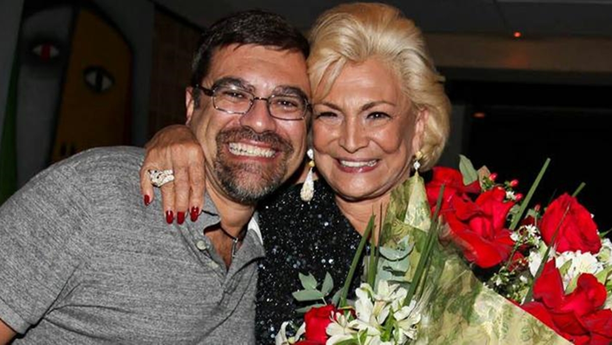 Marcello e Hebe Camargo (Foto Rio News)