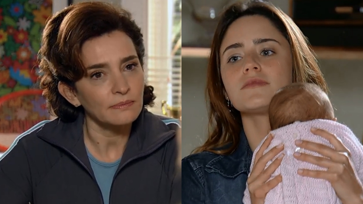 Ana exige que Vitória se afaste de Júlia por coisa do trabalho (Reprodução: Globo)