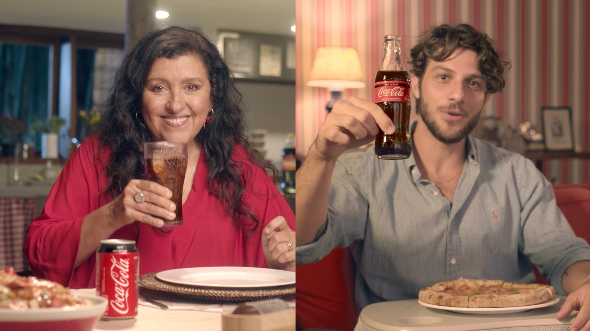 Comercial da Coca-Cola em Amor de Mãe