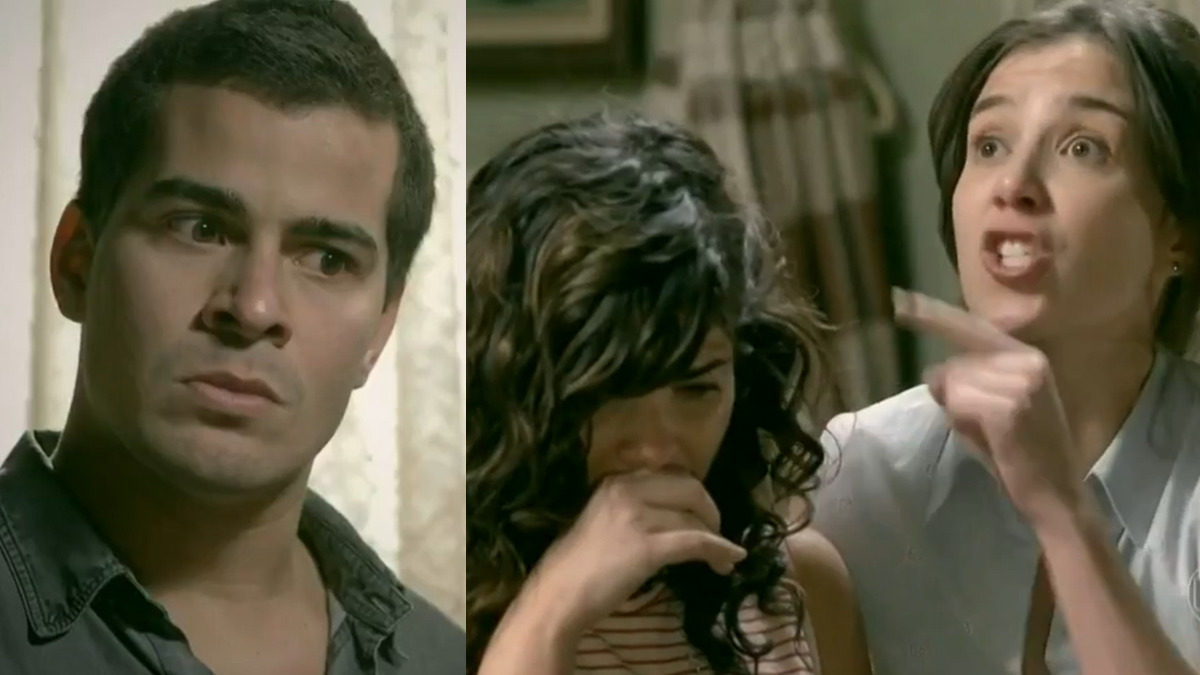 Cora (Marjorie Estiano) faz intriga para Evaldo (Thiago Martins) em cena de Império (Reprodução/Globo)