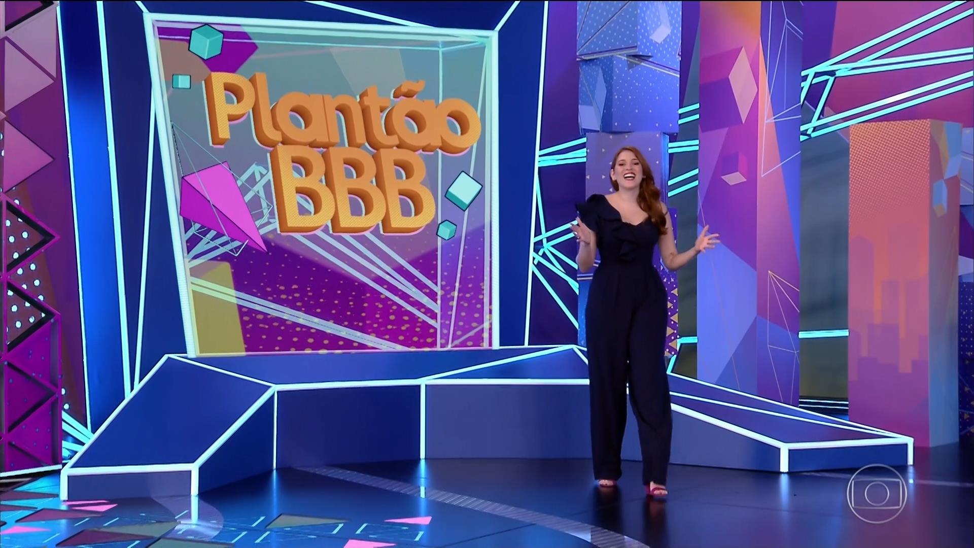 Ana Clara na estreia do Plantão BBB (Reprodução: Globo)