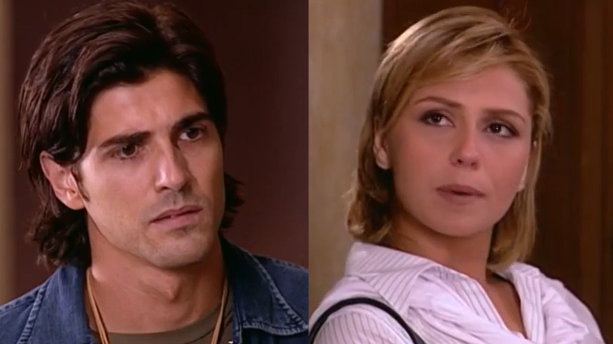 Paco (Reynaldo Gianecchini) e Bárbara (Giovanna Antonelli) em Da Cor do Pecado (Reprodução/Globo)
