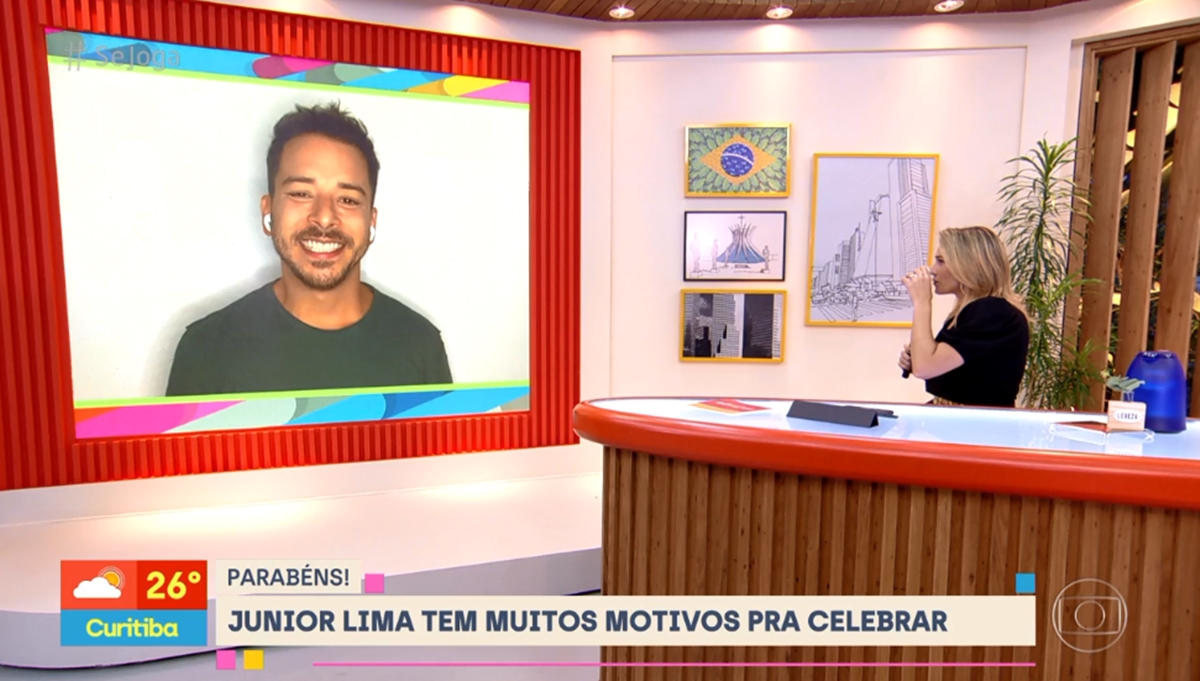 Júnior Lima no Se Joga (Reprodução: Globo)