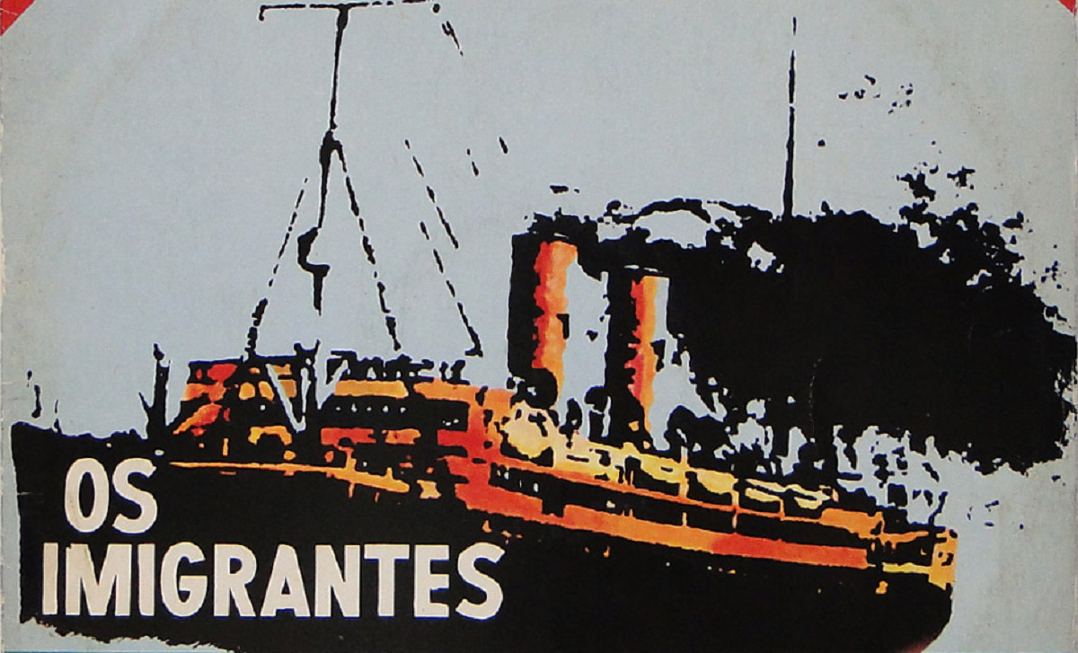 Logotipo da novela Os Imigrantes, de 1981