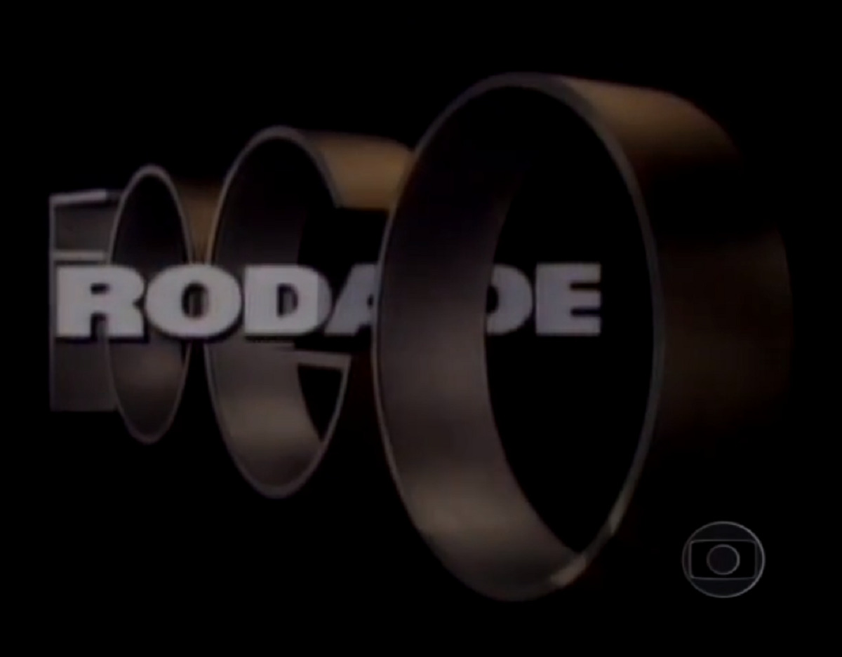 Logotipo da novela Roda de Fogo, de 1986