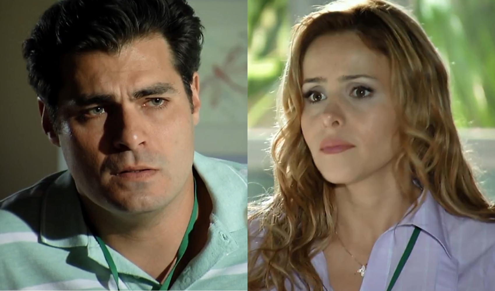 Lúcio (Thiago Lacerda) e Celina (Leona Cavalli) em cena de A Vida da Gente (Reprodução: Globo)
