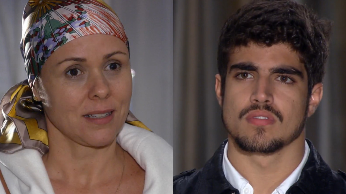 Bruna (Giulia Gam) e Edgar (Caio Castro) em Ti Ti Ti (Reprodução/Globo)