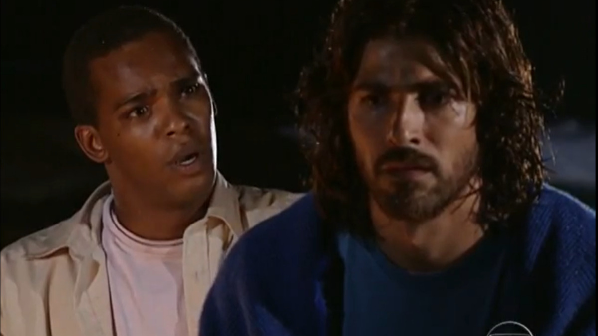 Felipe (Rocco Pitanga) e Paco (Reynaldo Gianecchini) em Da Cor do Pecado (Reprodução/Globoplay)