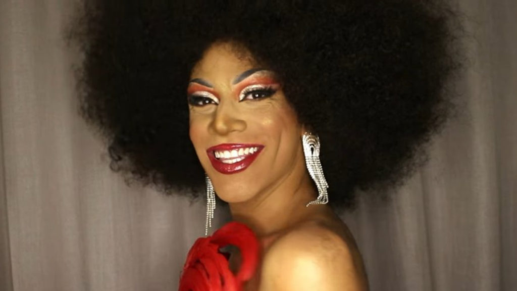 João Luiz como drag queen (Reprodução)