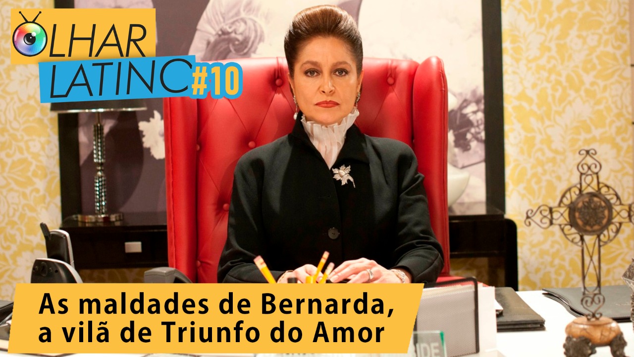 Daniela Romo interpreta Bernarda em Triunfo do Amor (Reprodução: Televisa/Montagem Observatório da TV)
