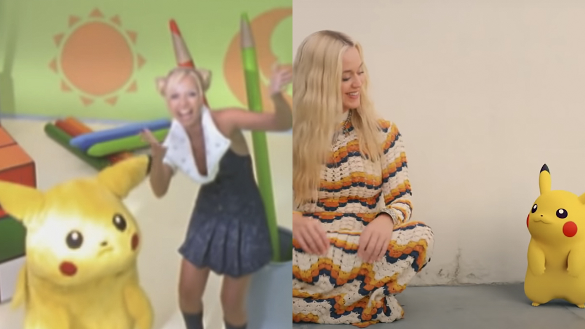 Pikachu é amigo de Eliana e Katy Perry
