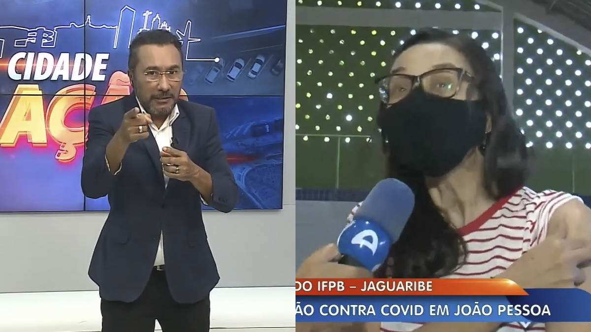 Samuka Duarte, apresentado da TV Arapuan, rebate mulher que gritou 