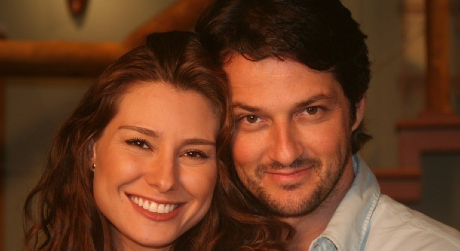 Lavínia Vlasak e Marcelo Serrado como Clarice e Daniel em Prova de Amor (Divulgação)