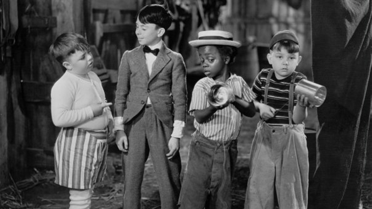 Cena da série Our Gang, de 1938 (Reprodução: YouTube)