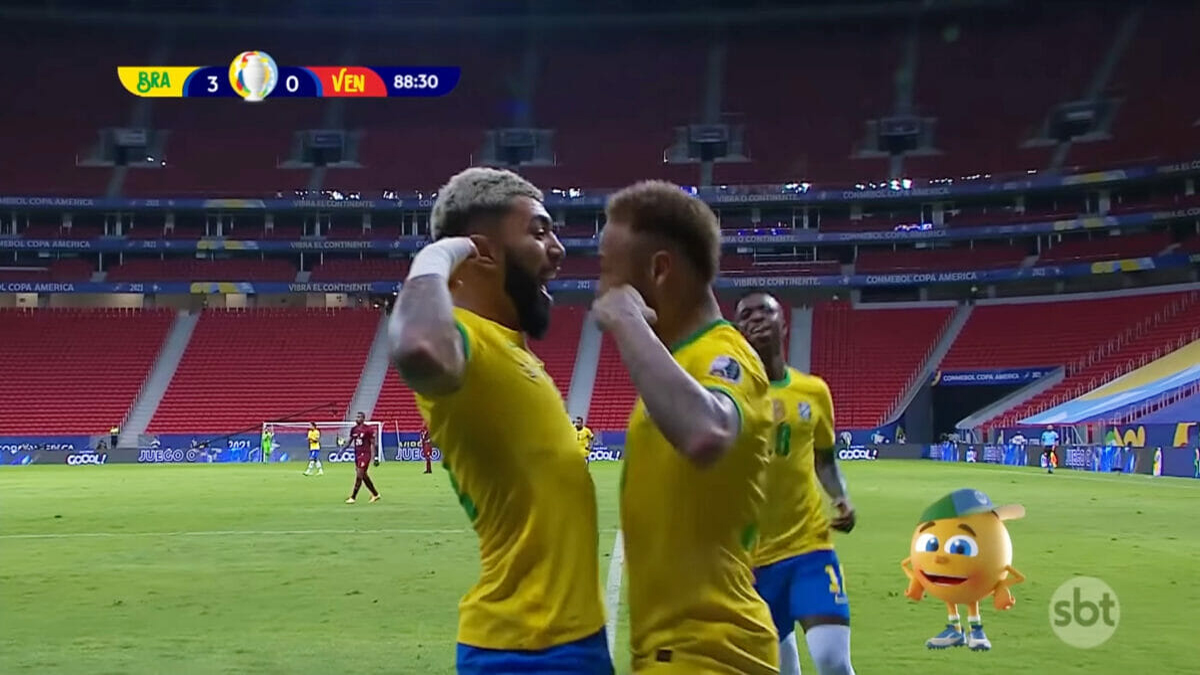 Brasil vence a Venezuela na Copa América