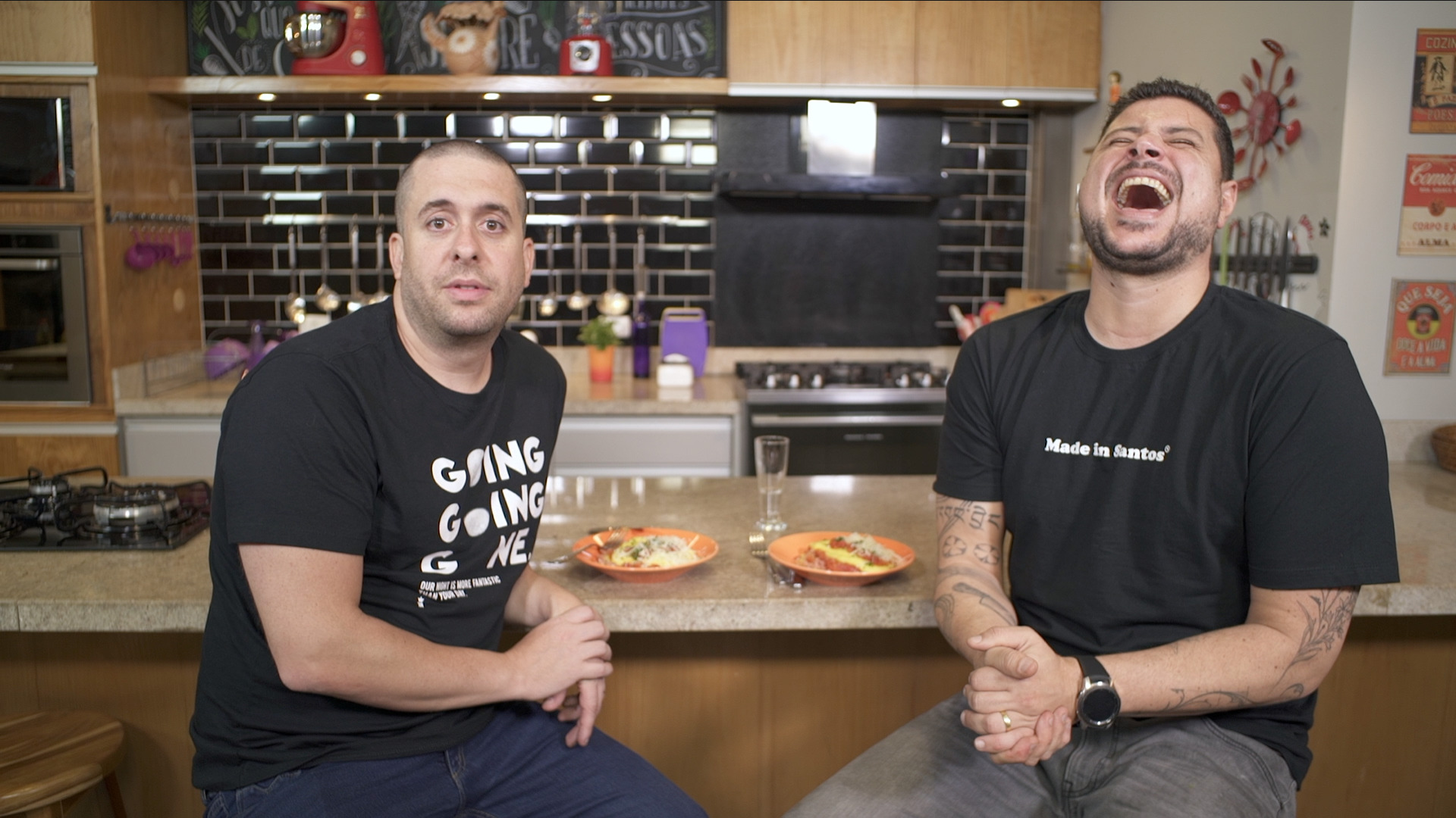 Mauricio Meirelles e Raul Lemos no Desvendando Cozinhas (Divulgação: RedeTV!)