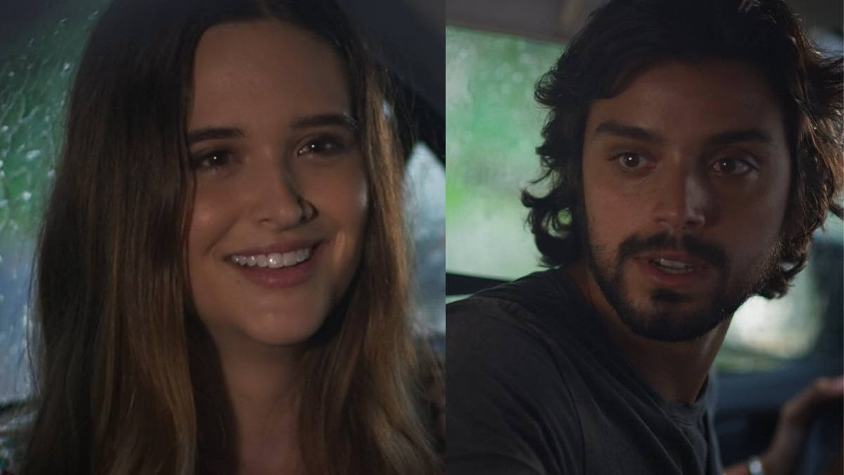 Luna (Juliana Paiva) e Alejandro (Rodrigo Simas) - Reprodução/Globo